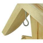 Drewniany karmnik dla ptaków - surowy, KR-1